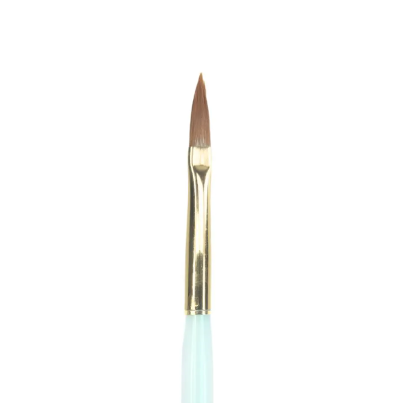 PINCEL ACRILICO HELEN COLOR Nº6 COM TAMPA VERDE
