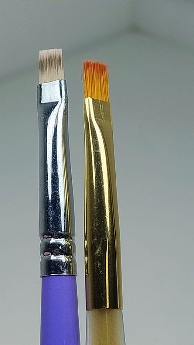 PINCEL PARA GEL HELEN COLOR COM TAMPA 4# QUADRADO