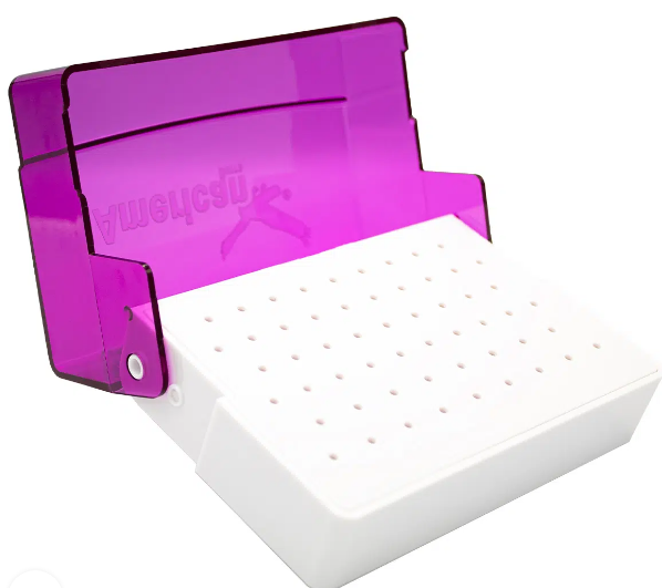 PORTA BROCAS PURPLE - AMERICAN BURRS NAILS