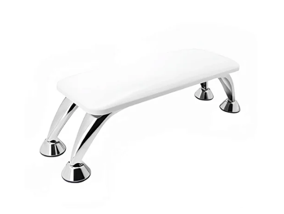APOIO DE MÃO LUXO GRANDE RUBBER BASE BRANCO