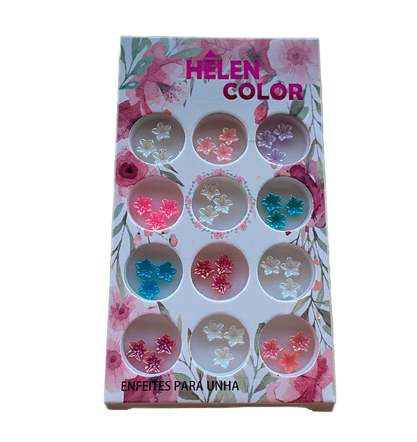 KIT C/12 FLOR 3D HELEN COLOR