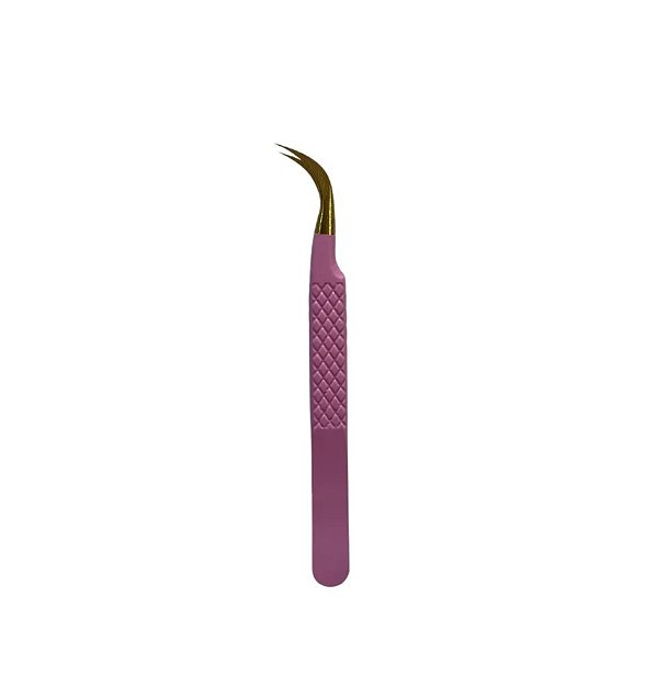 PINÇA DE CILIOS PONTA CURVA FECHADA BEAUTY TOOLS (CURVA LONGA)