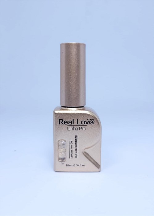 TOP COAT LINHA PRO DIAMOND REAL LOVE 10ML