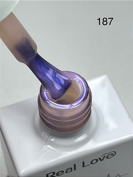 ESMALTE EM GEL COLEÇÃO CORAÇÃO Nº187 8ML REAL LOVE