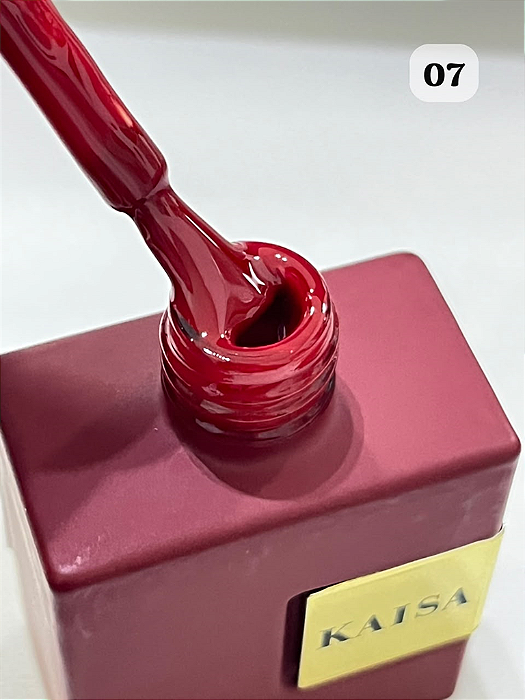 ESMALTE EM GEL TONS VERMELHO Nº07 15ML KAISA