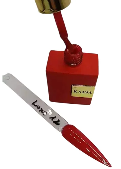 ESMALTE EM GEL TONS VERMELHO Nº12 15ML KAISA