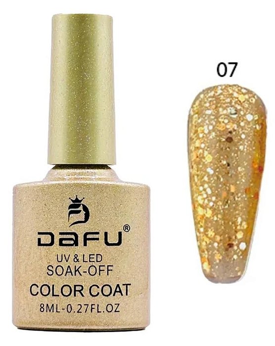 ESMALTE EM GEL COLEÇÃO RIO DE OURO Nº07 8ML DAFU