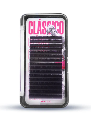 CILIOS CURVATURA D ESPESSURA 0.07 MIX 6 AO 14 4D BAD PINK