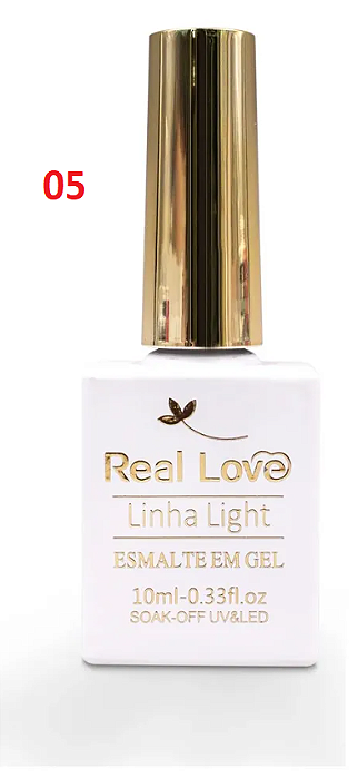 ESMALTE EM GEL COLEÇÃO "A5" 10ML REAL LOVE