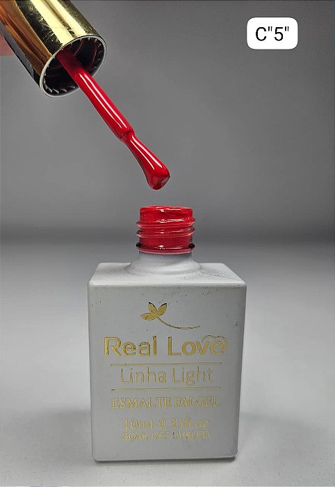ESMALTE EM GEL COLEÇÃO "C5" 10ML REAL LOVE