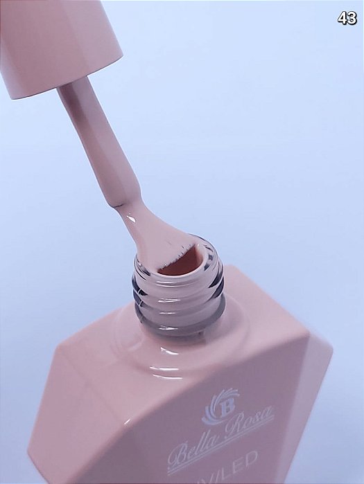 ESMALTE EM GEL COLEÇÃO DIAMANTE Nº43 BELLA ROSA 20ML