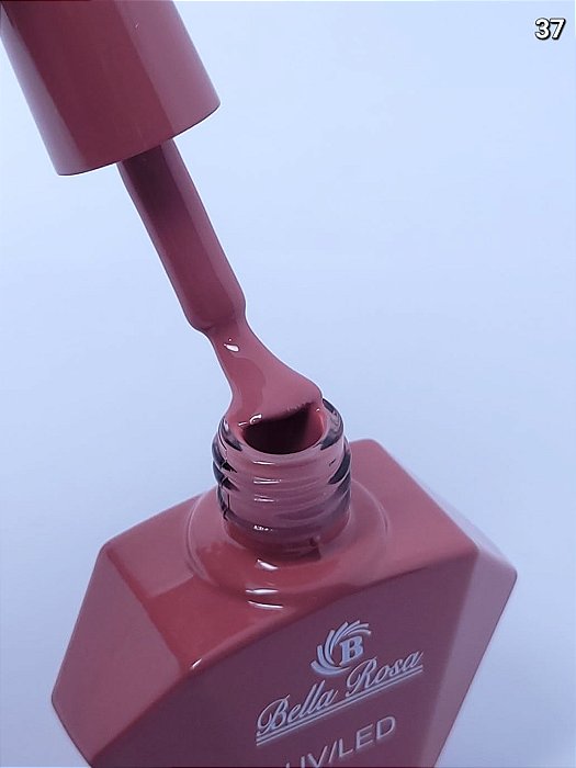 ESMALTE EM GEL COLEÇÃO DIAMANTE Nº37 BELLA ROSA 20ML