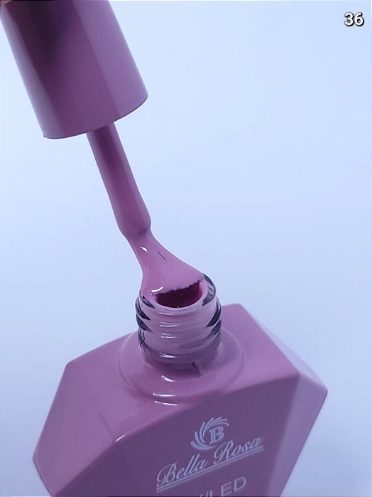 ESMALTE EM GEL COLEÇÃO DIAMANTE Nº36 BELLA ROSA 20ML