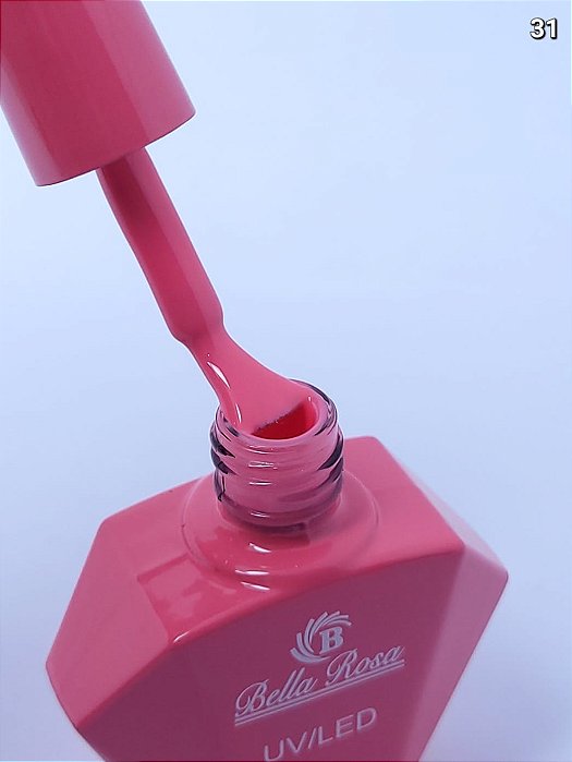 ESMALTE EM GEL COLEÇÃO DIAMANTE Nº31 BELLA ROSA 20ML
