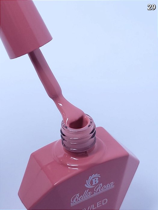 ESMALTE EM GEL COLEÇÃO DIAMANTE Nº29 BELLA ROSA 20ML