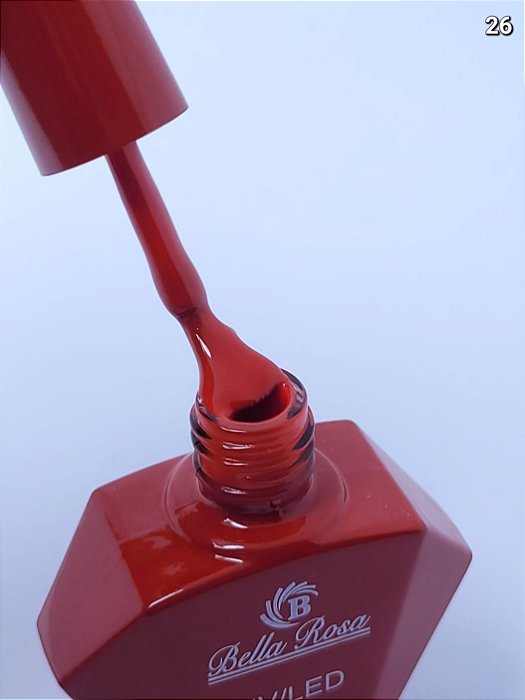 ESMALTE EM GEL COLEÇÃO DIAMANTE Nº26 BELLA ROSA 20ML