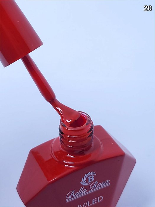 ESMALTE EM GEL COLEÇÃO DIAMANTE Nº21 BELLA ROSA 20ML