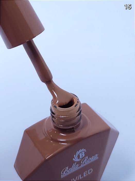 ESMALTE EM GEL COLEÇÃO DIAMANTE Nº15 BELLA ROSA 20ML