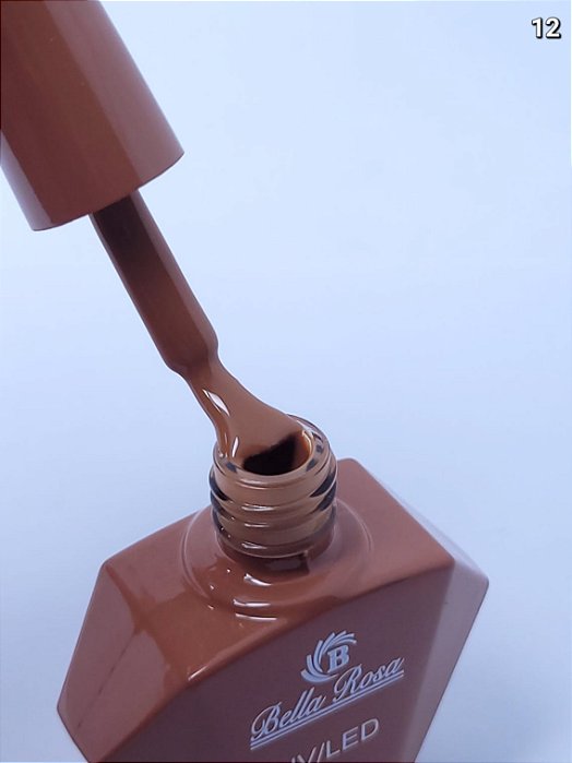 ESMALTE EM GEL COLEÇÃO DIAMANTE Nº12 BELLA ROSA 20ML