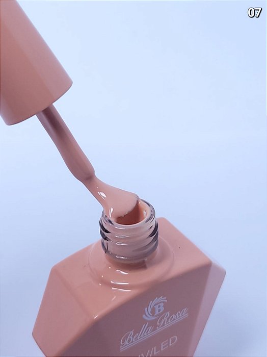 ESMALTE EM GEL COLEÇÃO DIAMANTE Nº07 BELLA ROSA 20ML