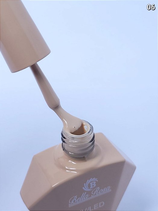 ESMALTE EM GEL COLEÇÃO DIAMANTE Nº06 BELLA ROSA 20ML