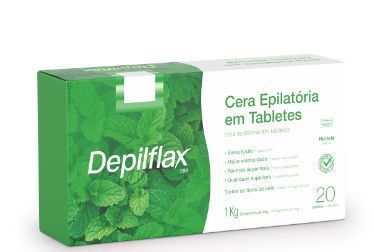 CERA QUENTE DEPILFLAX HORTELA 1KG