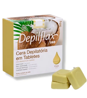 CERA QUENTE DEPILFLAX COCO 500G