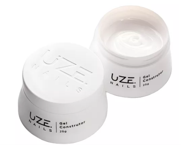 GEL CONSTRUTOR BABY WHITE UZE NAILS 25G
