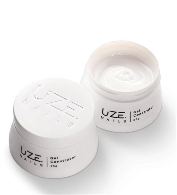 GEL CONSTRUTOR BABY WHITE UZE NAILS 25G