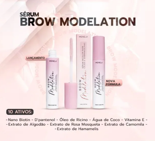 SERUM BROW MODELATION INCOLOR CILIOS E SOBRANCELHAS 3,9ML MENELA