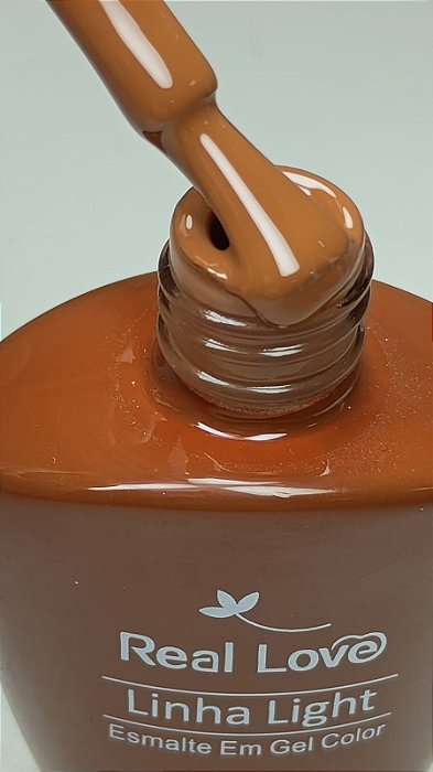 ESMALTE EM GEL TONS MARRONS Nº01 REAL LOVE 10ML