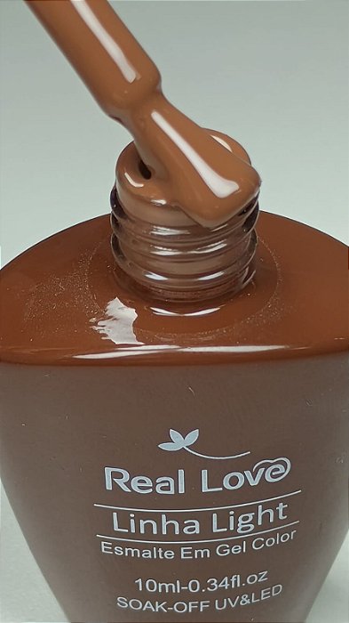 ESMALTE EM GEL TONS MARRONS Nº02 REAL LOVE 10ML