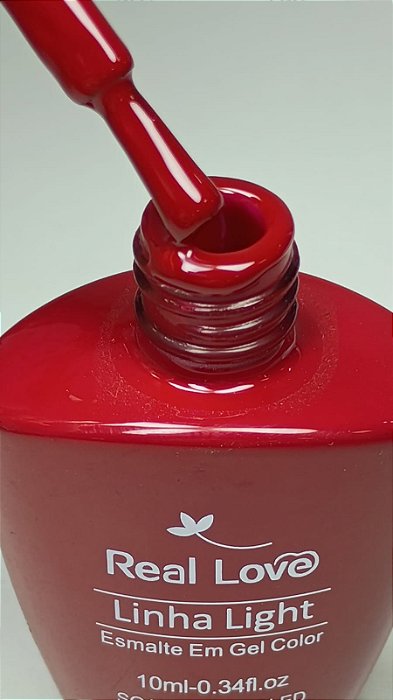 ESMALTE EM GEL TONS VERMELHO Nº03 REAL LOVE 10ML