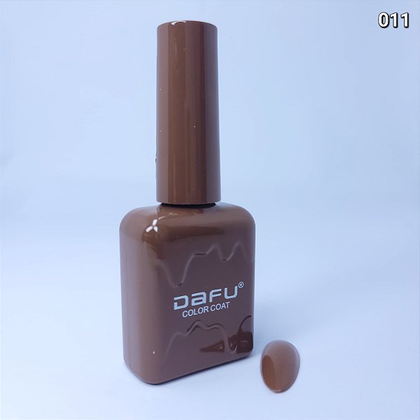 ESMALTE EM GEL DEGRADE PERFEITO TONS MARROM DAFU 10ML Nº011