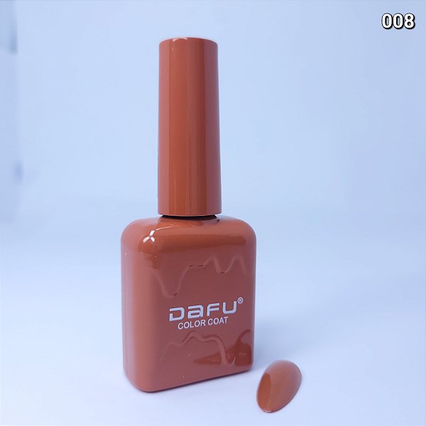 ESMALTE EM GEL DEGRADE PERFEITO TONS MARROM DAFU 10ML Nº08
