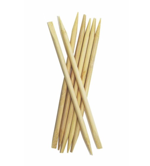 PLIN PALITO DE BAMBU CHANFRADO 12,5X3CM C/100UN