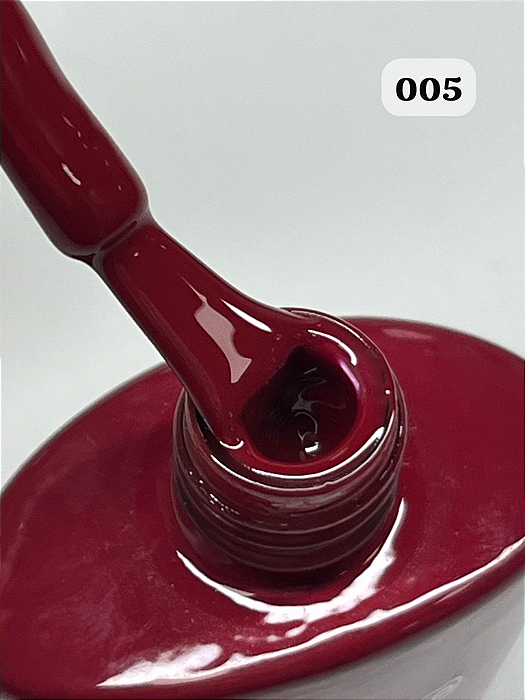 ESMALTE EM GEL TONS VERMELHO Nº05 REAL LOVE 10ML