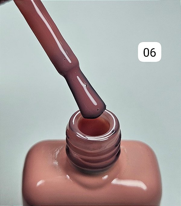 ESMALTE EM GEL TONS DE NUDE DAFU 10ML Nº06