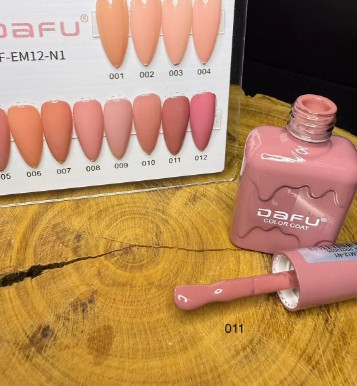 ESMALTE EM GEL TONS DE NUDE DAFU 10ML Nº011