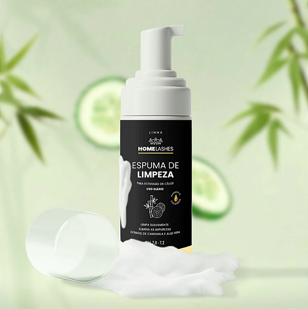 ESPUMA DE LIMPEZA PARA EXTENSÃO DE CILIOS 50ML UNILASHES