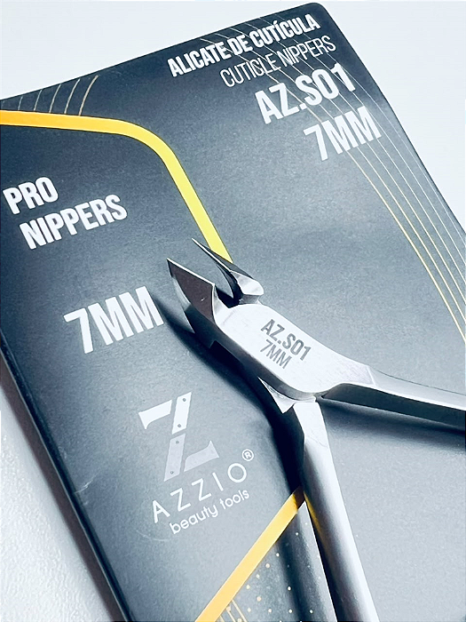ALICATE PROFISSIONAL PARA CUTÍCULA AZZIO - AZ.S01 7MM