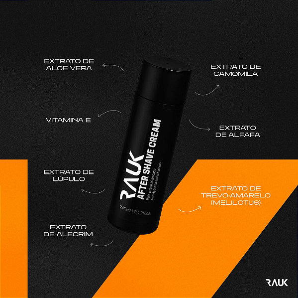 RAUK AFTER SHAVE CREAM PÓS BARBA MENELA 240ML