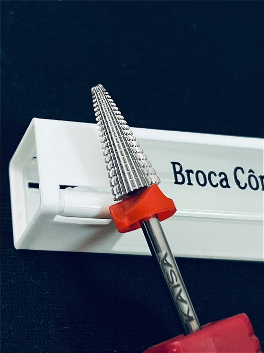 BROCA CONICA TORNADO TUNGSTÊNIO VERMELHA