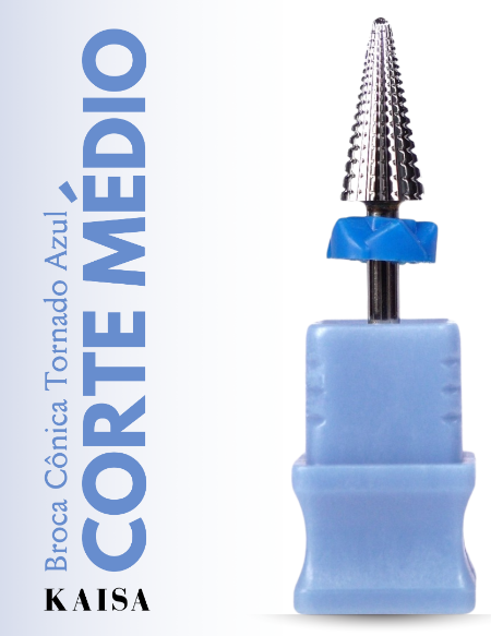 BROCA CONICA TUNGSTENIO TORNADO AZUL