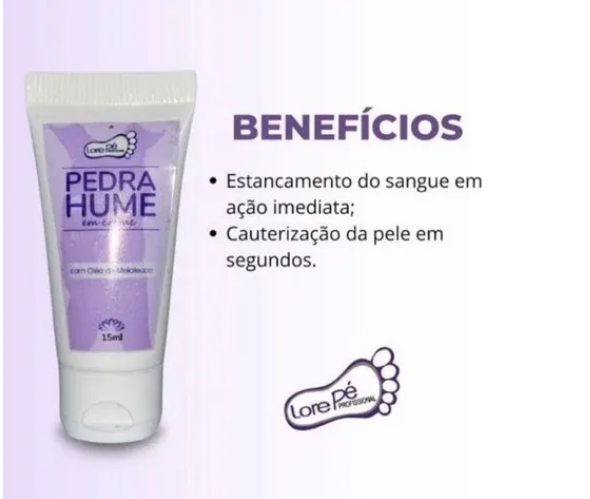 PEDRA HUME COM OLEO DE MALALEUCA 15ML LORE PÉ