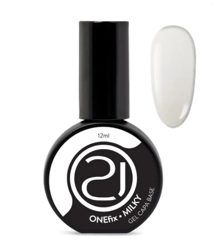 NAILS 21 ONEFIX GEL CAPA BASE MILKY 12ML