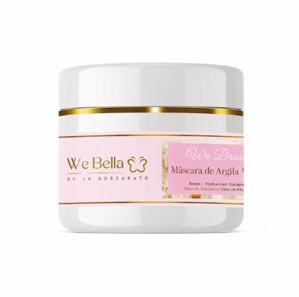 MASCARA DE ARGILA VERDE WE BROWS - WE BELLA 60G