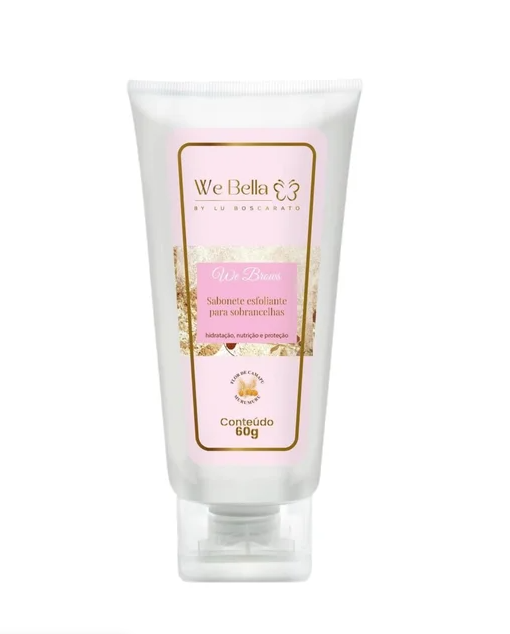 SABONETE ESFOLIANTE PARA SOBRANCELHAS WE BELLA 60 G