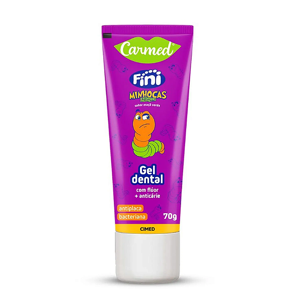 CARMED GEL DENTAL C/FLU BG70G FINI MINHOCA