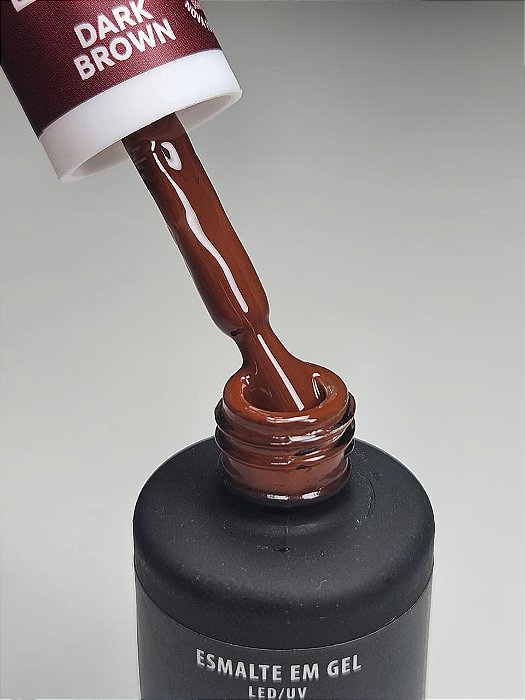 ESMALTE GEL DARK BROWN LIVRE DE TPO MARIA BELA 10G